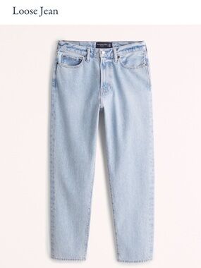 NWT Abercrombie Loose Jean - Light Blue Men’s Jean